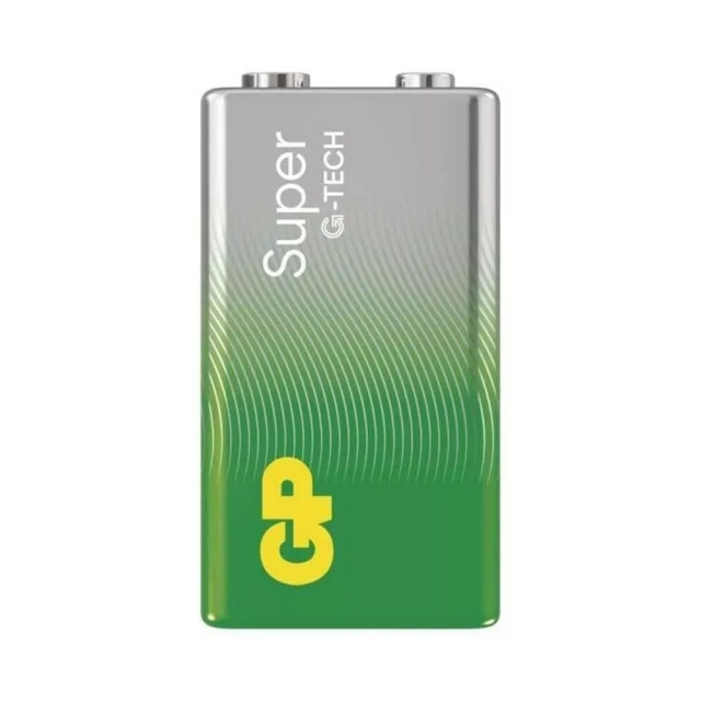 Батарейки GP SUPER ALKALINE 9.0V 1604A21-S1 Щелочные 6F22 1 шт. (1604A21-S1)