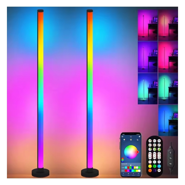 RGB лампа 120 см Vertical FloorStand підлогова (2 шт) Black