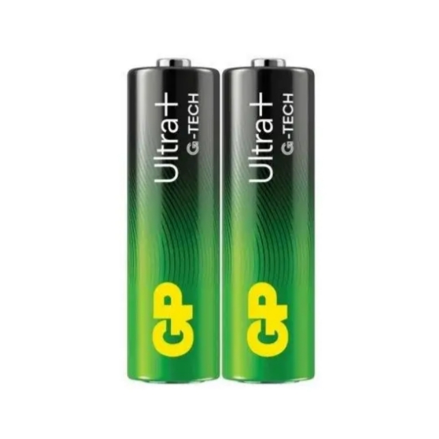 Батарейки GP ULTRA PLUS ALKALINE 1.5V 15AUP21-S2 Щелочные LR6 AA 2 шт. (15AUP21-S2)