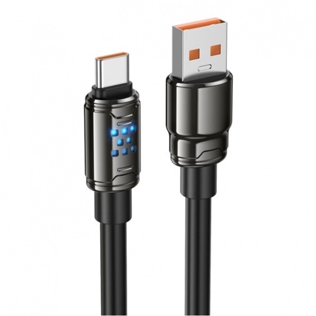 Кабель Hoco U143 Joy 5A charging data cable Type-C Black (U143)