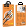 Кабель Hoco U144 New 60W charging data cable Type-C toType-C Black