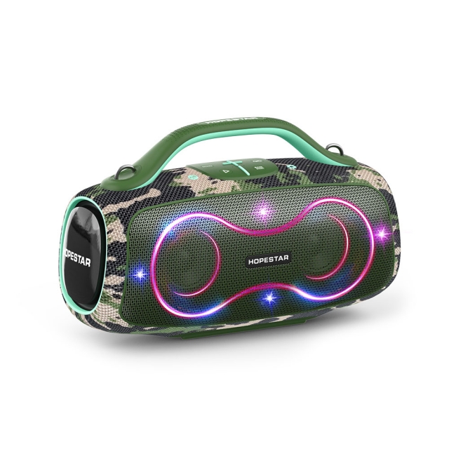 Портативна Bluetooth-колонка Hopestar Party 168 Camouflage green