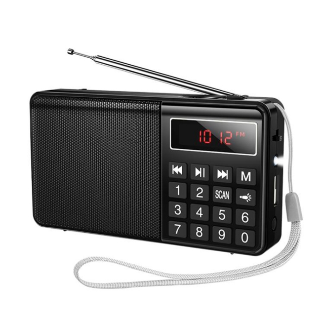 Портативное радио Hoco HI50 Portable radio Black (HI50)