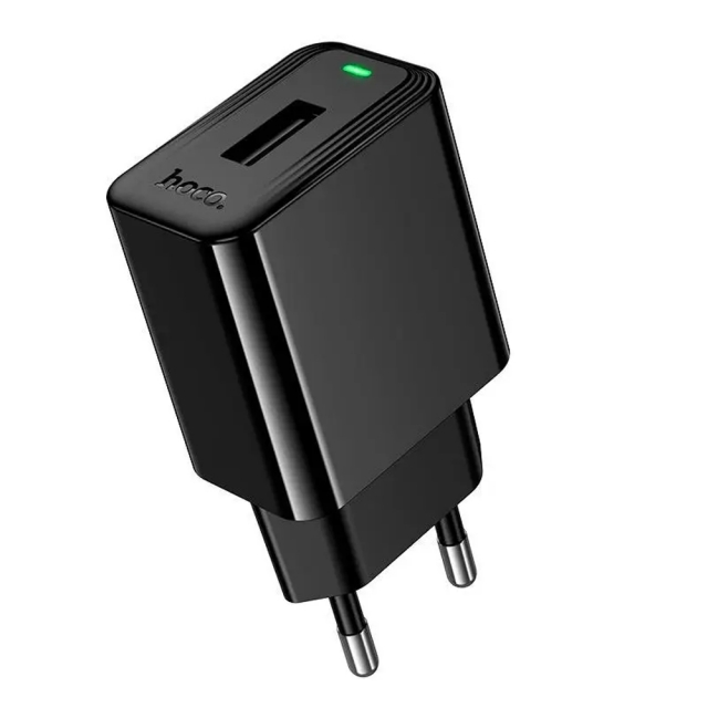СЗУ Hoco CS91A Leader single-port charger(EU) Black (CS91A)