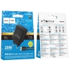 СЗУ Hoco CS93A Leader single port PD20W charger set(C to C)(EU) Black (CS93A)