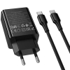 СЗУ Hoco CS95A Leader PD30W+QC3.0 charger set(Cto C)(EU) Black