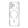 Чехол Ductil Metallic Edge with MagSafe (Protected Camera & Lens) iPhone 17 Pro Silver