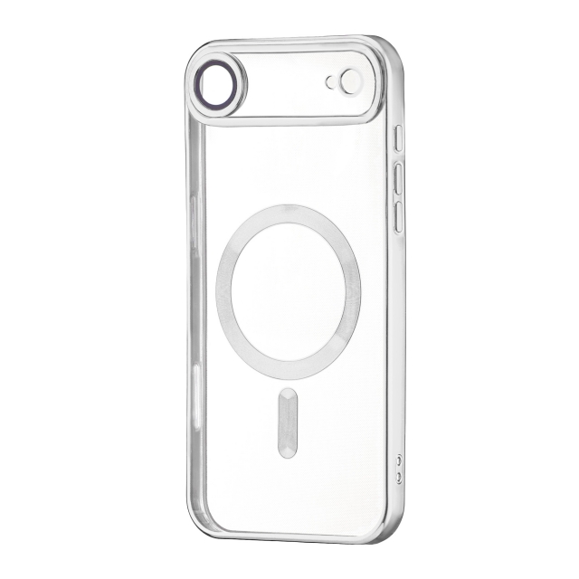 Чехол Ductil Metallic Edge with MagSafe (Protected Camera & Lens) iPhone 17 Air Silver