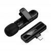 Микрофон-петличка Hoco L20 Fair wireless microphone iP Black (Уценка)