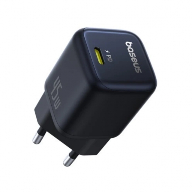 СЗУ Baseus PicoGo GaN Fast Charger Type-C 45W Black (P10176800123-00)