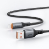 Кабель McDodo 3A USB-A to Lightning Auto Power Off Cable 1.2m Black (CA-0480)