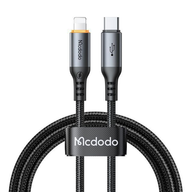 Кабель McDodo 36W USB-C to Lightning Auto Power Off PD Cable 1.2m Black
