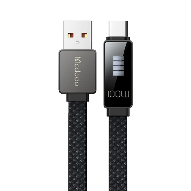 Кабель McDodo LED Display Type-C 6A Data Cable 1.2m Black (CA-4980)
