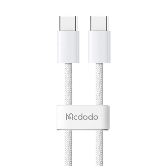 Кабель McDodo 60W USB-C to USB-C Data Cable 1m White (CA-5690)