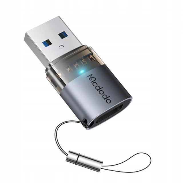 Адаптер McDodo USB-C to USB-A 3.0 Transfer Adapter Black (OT-7580)