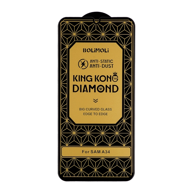 Защитное стекло KingKong Diamond Glass Samsung A34 (A346) Black