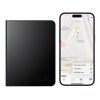 Чохол для паспорта із пошуковим трекером Hoco E91G Tiger smart anti-lost passport cover(wireless charging model) Black 