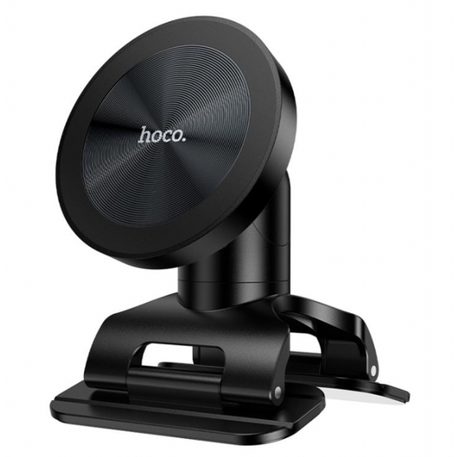 Холдер Hoco H97 Eminent Ring Magnetic Car holder(center console) Black (H97)