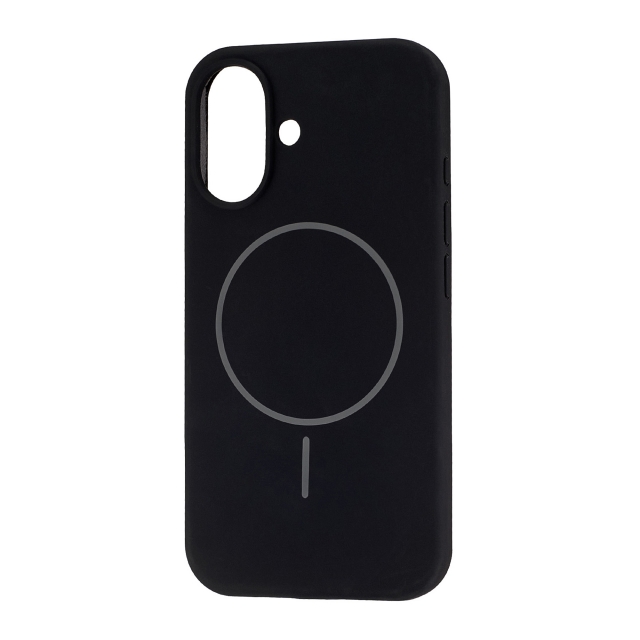 Чохол Silicone Case Full Cover with MagSafe iPhone 16 Black