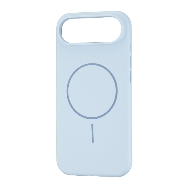 Чехол Silicone Case Full Cover with MagSafe iPhone 17 Air Mist Blue