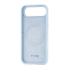 Чехол Silicone Case Full Cover with MagSafe iPhone 17 Air Mist Blue