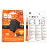 СЗУ Hoco CS81A Excellent single port QC3.0 charger with digital display set(Type-C)(EU) Black (CS81A)