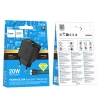 МЗП Hoco CS83A Excellent PD20W+QC3.0 charger with digital display set(C to iP)(EU) Black
