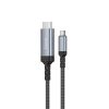 Адаптер Hoco UA43 Type-C to HDTV HD screen mirroring cable Metal Gray