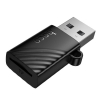 Адаптер Hoco HB53 USB mini TF card reader 2.0 Black (HB53)