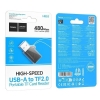 Адаптер Hoco HB53 USB mini TF card reader 2.0 Black (HB53)