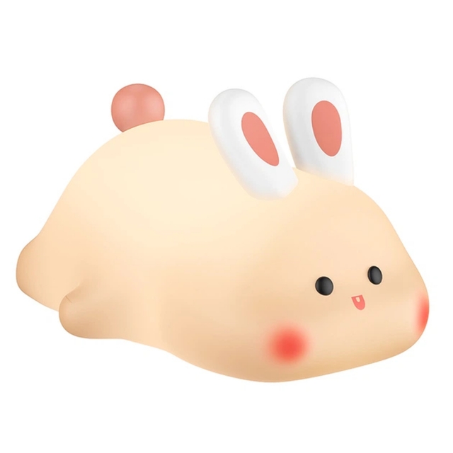 Нічник Hoco HX16 Silicone lamp rabbit White