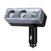 АЗУ Hoco Z65B Smart dual cigarette lighter(PD48W/1A1C) car charger Black