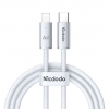 Кабель McDodo 36W USB-C to Lightning Cable 1.2m with Light (CA-7782) White