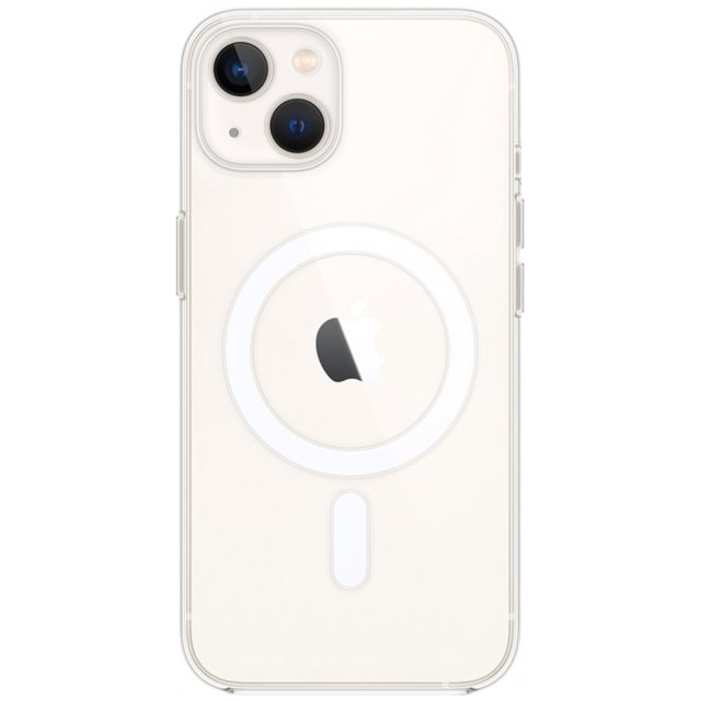 Чехол Silicone Clear Case with MagSafe iPhone 13 Transparent