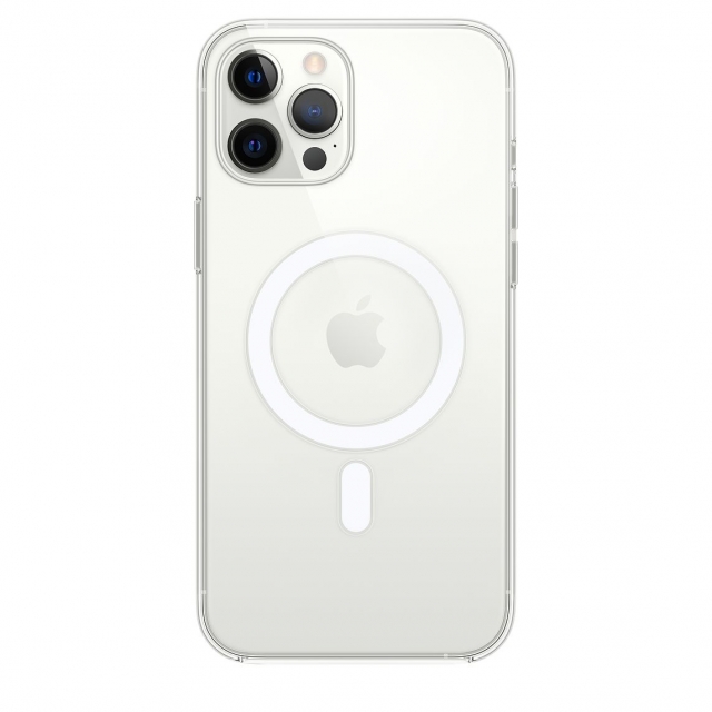 Чехол Silicone Clear Case with MagSafe iPhone 12 Pro Max Transparent