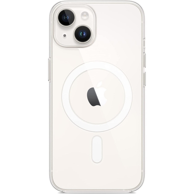 Чехол Silicone Clear Case with MagSafe iPhone 14 Plus Transparent