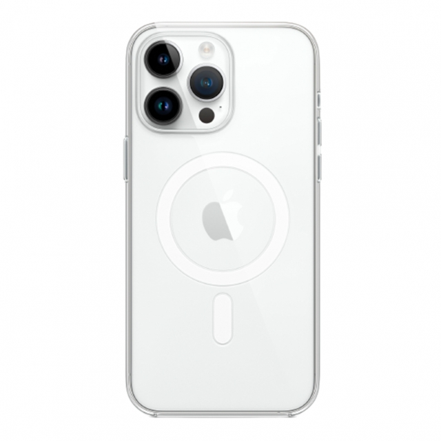 Чехол Silicone Clear Case with MagSafe iPhone 14 Pro Transparent
