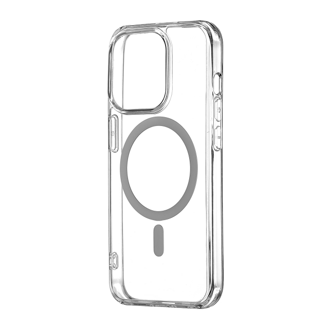 Чехол Silicone Clear Case with MagSafe iPhone 15 Pro Transparent