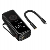 Автомобільний компресор Hoco ZP18 Enlighten portable smart air pump Black