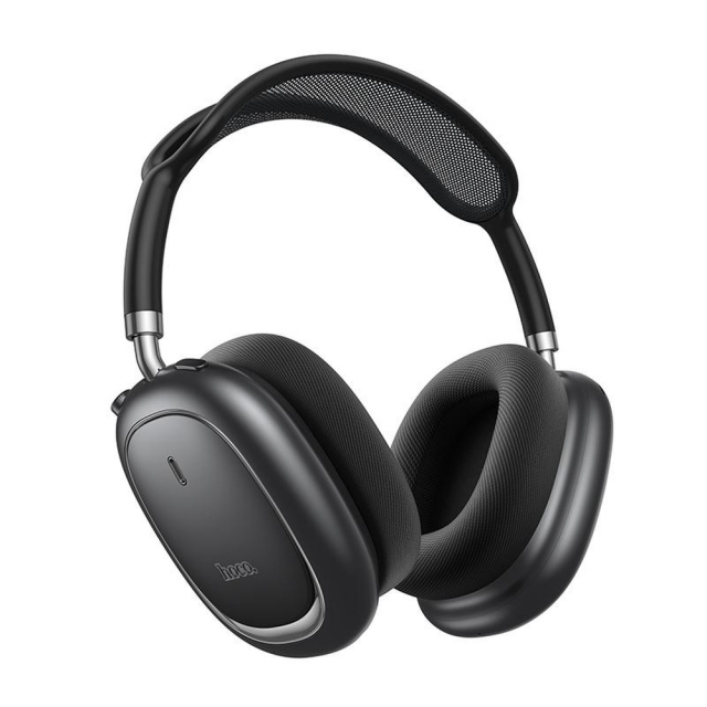 Наушники Bluetooth Hoco W68 Calma ANC noise-canceling BT headphones(App) Metal Gray (W68)
