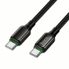 Кабель Hoco X127 Exceed 60W charging data cable Type-C to Type-C Black (X127)