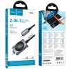 БЗУ Hoco CW66 PD100W+iWatch 2-in-1 charging cable Black (CW66)