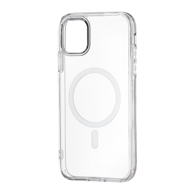 Чехол Silicone Clear Case with MagSafe iPhone 11 Transparent