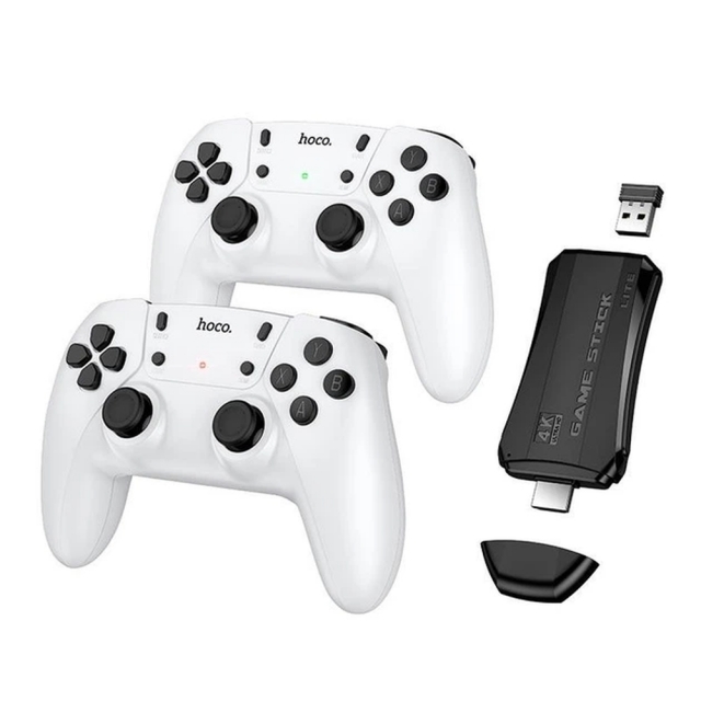 Игровая консоль Hoco GA31 Collection game box+two wireless gamepads set (с двумя беспроводными контроллерами) Black (GA31)