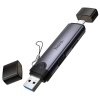 Кардридер Hoco HB56 Victory USB/Type-C 3-in-1 card reader Black (HB56)