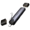 Кардрідер Hoco HB56B Victory Type-C/iP 3-in-1 card reader Black