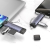 Кардрідер Hoco HB56B Victory Type-C/iP 3-in-1 card reader Black