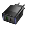 СЗУ Hoco CS112A Lounge PD30W+QC3.0 charger(EU) Black (CS112A)