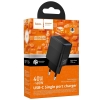СЗУ Hoco CS113A Lounge single port PD40W charger(EU) Black (CS113A)