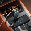 АЗП Hoco Z67 Triunfar PD60W(1C1A)+Type-C car charger with telescopic cable Black